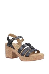 Босоножки на каблуке с узором "Poppy Fisherman" Hush Puppies, черный