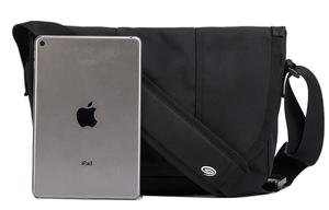 Полиэстеровая вместительная студенческая сумка-мессенджер для велоспорта через плечо унисекс черная Timbuk2, экологичная Sonic Black-S