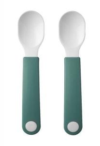 Набор обучающих ложек mio, 2 шт. Mepal, бирюзовый