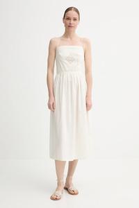 Хлопковое платье Sessun, бежевый