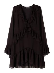 Платье Bershka, коричневый