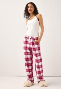 Пижамные брюки Lindex TROUSER PYJAMA , Dark Dusty Red/Dark Red