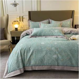 IBDRYKK Комплект постельного белья из махры египетский хлопок 1000TC с цветочным принтом Blossom