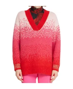 Вязаный жилет Silvian Heach, красный