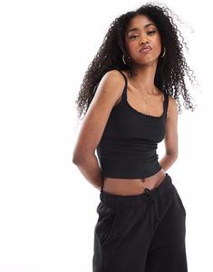 Топ из джерси Cotton On черного цвета Cotton:On