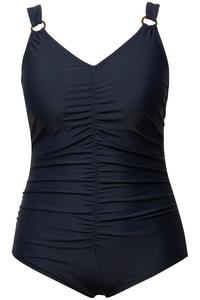 Купальник-футболка Ulla Popken, темно-синий