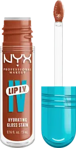 Блеск для губ NYX PROFESSIONAL MAKEUP Lipgloss Lip IV Gloss Stain 01 Caramel Drip, 5 ml