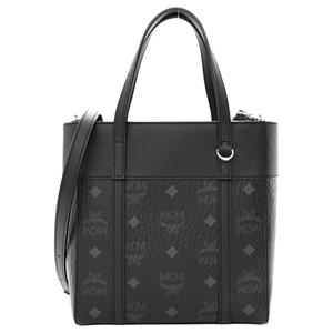 Кожаная сумка-корзинка из телячьей кожи, сумка-шоппер, хозяйственная сумка, сумка через плечо, кроссбоди, миниатюрная женская сумочка черного цвета MCM