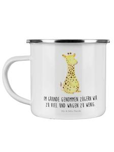 Кофейная кружка с надписью "Жираф" белого цвета Mr. & Mrs. Panda