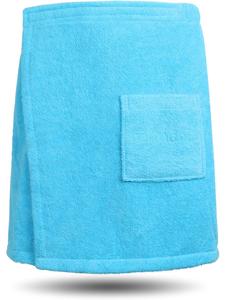 Normani Мужская банная килт из органического хлопка Мерсин бирюзового цвета