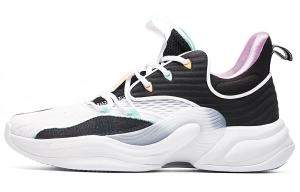 Баскетбольные кроссовки Hear Wave 2 мужские с низким верхом, черные/белые/фарфорово-зеленые Anta