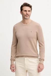 Хлопковый свитер Tommy Hilfiger, бежевый