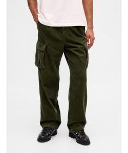 (M) Свободные вельветовые брюки-карго