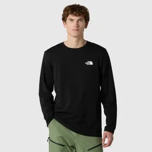 Мужская футболка Simple Dome с длинным рукавом The North Face, черный