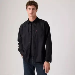 Классическая рубашка стандартного кроя с одним карманом Levi's, цвет Caviar - Black