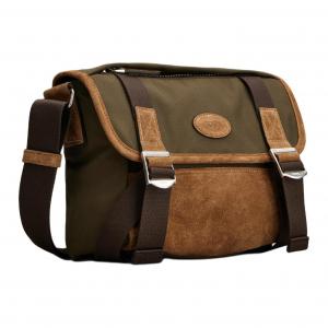 TOD'S Сумка-мессенджер, мини-рюкзак из ткани, плюшевой замши и телячьей кожи для мужчин, зеленый и коричневый