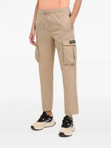 Хлопковые брюки карго Napapijri, бежевый