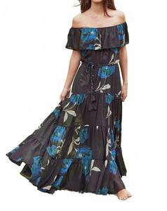 Платье Estella в оттенке ночной синевы Misa Los Angeles