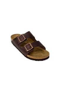 Сандалии Birkenstock с пробковой стелькой, коричневый