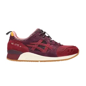 Кроссовки ASICS mita x Gel Lyte 3 OG Dried Rose, красный