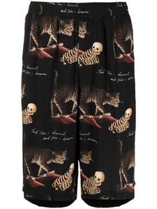Endless Joy шорты-бермуды с принтом Dreamt, черный
