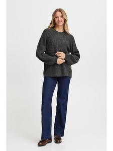 Fransa Вязаный свитер FRBEVERLY свободного кроя, цвет угольно-серый меланж