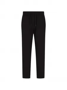 Спортивные брюки с завязкой на шнурке Armani Exchange, черный