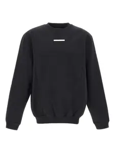 Свитшот с регланом и металлической нашивкой HELIOT EMIL, черный