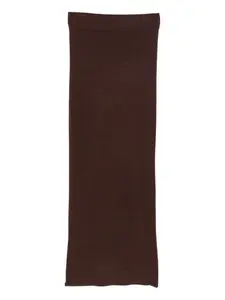 Юбка миди в рубчик Entire Studios, коричневый