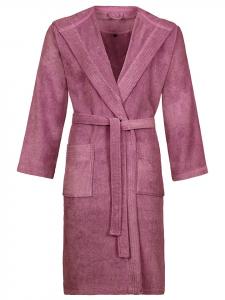 Vossen Розовый банный халат "Vegan Life"