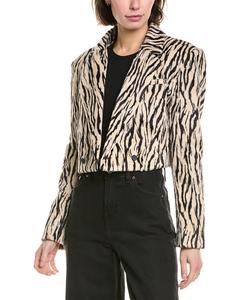 MOTHER Укороченный блейзер, черный