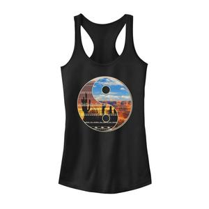 Майка для юниоров Инь Ян в пустыне, день и ночь