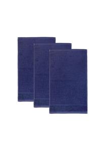 Полотенце гостевое Möve For Frottana Pearl, 3 штуки, 30x50 см, синий