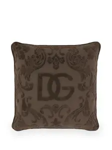 Подушка с логотипом DOLCE & GABBANA, коричневый