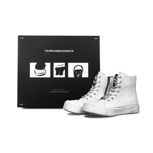 Высокие кеды для скейтбординга унисекс TERRA INCOGNITA, черно-белые