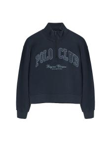 Толстовка Polo Club, темно-синий/сапфировый/неоново-синий