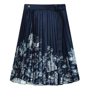 Кроссовки casual long skirt 'navy white' Fila, синий