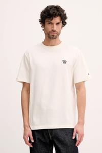 Хлопковая футболка Tommy Hilfiger, бежевый