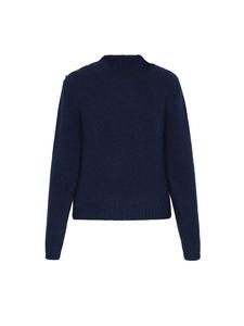 Женский свитер темно-синего цвета DreiMaster Maritim