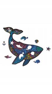 Пазл деревянный ЭКО 75 Могучий Кит А4 PuzA4-01737 Inna marka