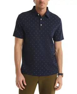 Мужская поло с принтом компаса Nautica, синий