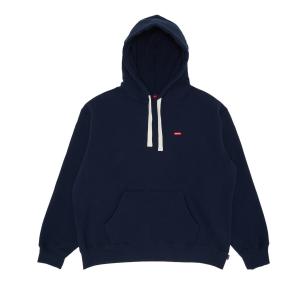 Толстовка с капюшоном и шнурком Supreme Small Box, темно-синий