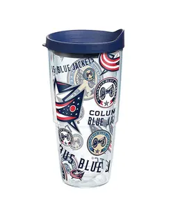 Классический стакан Columbus Blue Jackets, 24 унции Tervis Tumbler, blue