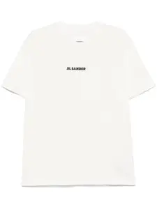 Футболка с логотипом JIL SANDER, нейтральный