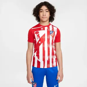 Детская футболка Atlético de Madrid 2025-2026 Academy Nike, красный/белый