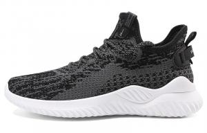 Кроссовки WARRIOR Lifestyle Shoes Men Low-top Gray, черный/белый