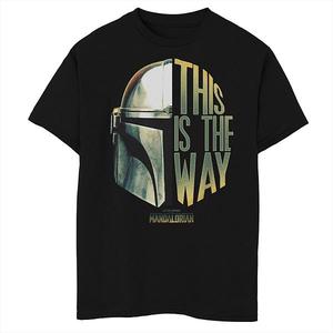 Футболка с принтом The Mandalorian Din Djarin для мальчиков 8-20 Husky Star Wars