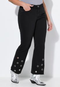 Расклешенные джинсы CLAIRE METALLÖSEN AM Angel of Style, черный