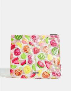 Косметичка Skinnydip London Disco Fruit Salad, розовая