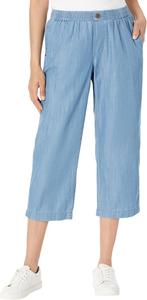 Женские брюки из шамбре Tommy Hilfiger с петлями для подтягивания, Light Wash